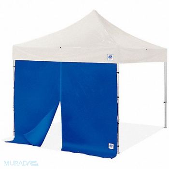 E-Z UP Sidewall Blue 10 ft W 10 ft H, 800JU4