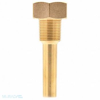 WGTC Threaded Thermowell 2-1/2 Insertion L, 801CP3