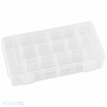 FLAMBEAU K4976 Adj Comprt Bx Dbl Pos Lkg Clr 1 1/2 in, 5MU37