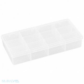 FLAMBEAU K4962 Compartment Box Snap Clear 1 3/8 in, 30C411