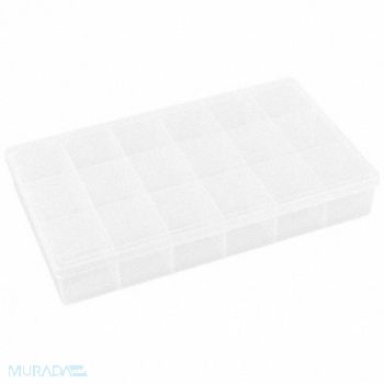 FLAMBEAU K4965 Compartment Box Snap Clear 1 3/4 in, 30C419