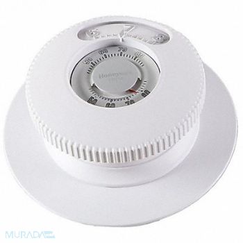 HONEYWELL HOME Low Volt NP Analog Tstat Heat/Cool Round, 1JUA9