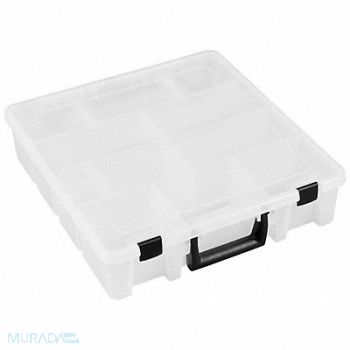 FLAMBEAU Adj Comprt Bx Dbl Translucent 3 1/2 in, 5MU44