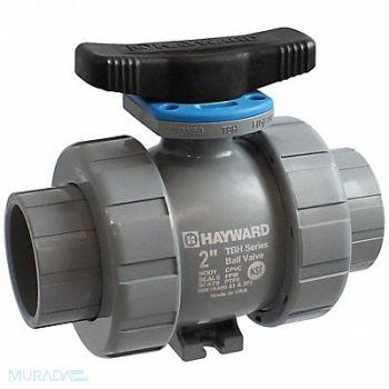 HAYWARD FLOW CONTROL Ball Valve CPVC Ball 2 Pipe Full Port, 466J79