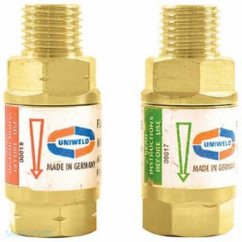 UNIWELD TFA Flashback Arrestor Set, 5KH48