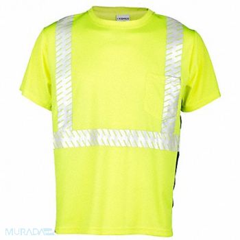 KISHIGO T-Shirt Black Sided Class 2 Lime XL, 14F533