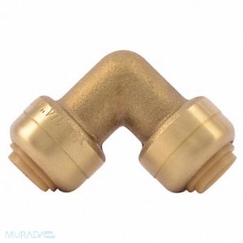 SHARKBITE 90 Elbow Push Fitting 1/4 In., 19F919