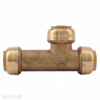 SHARKBITE Slip Tee Push-Fit Tube 3/4in Pipe 3/4in., 31LC88