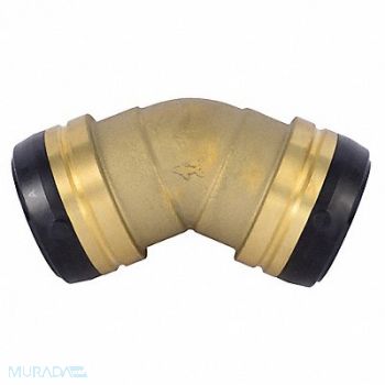 SHARKBITE Push to Connect Elbow Brass 10-1/2 L, 788H96