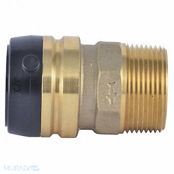 SHARKBITE Male Connector 1-1/4 Tube Size, 499M58