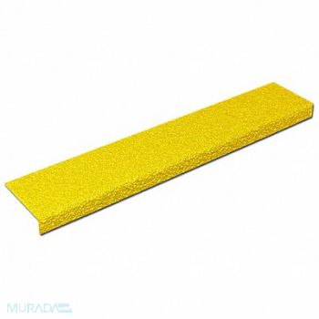 VIGIL ANTISLIP Anti-Slip Stair Nosing Yellow 47-1/4in W, 34JG82