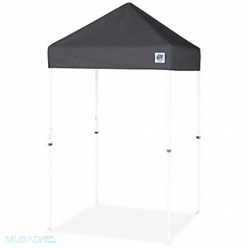 E-Z UP Shelter Gray 5 ft W 5 ft L, 800JV4