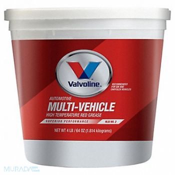VALVOLINE Grease High Temp Multi-Veh 4lb Tub, 803VJ6