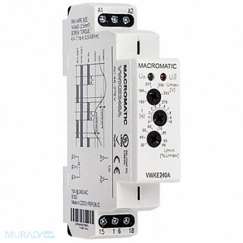 MACROMATIC Volt Sensor Relay 240VAC 15A @ 240V SPDT, 23NV47