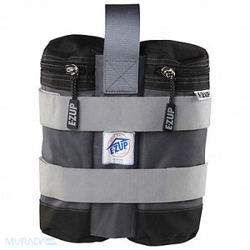 E-Z UP Recreational Weight Bag Gray 11 in H, 800JV6