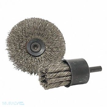 UNITED ABRASIVES-SAIT Crimp Wire Wheel 3x.014Ss, 58CK06