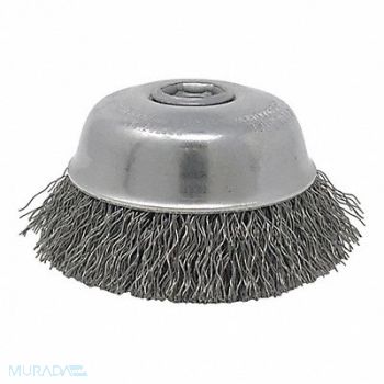 UNITED ABRASIVES-SAIT Knot Cup Wire Brush 4x.020x5/8-11, 58CH50