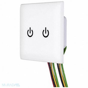 HUBBELL Wall Switch 3-Way 4.89 H 4.9 W White, 799KY5