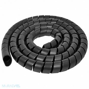 ELECTRIDUCT Spiral Wrap 50 ft L 30mm W Color Black, 800HN2