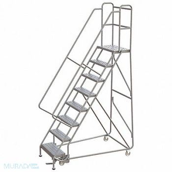 BALLYMORE Rolling Ladder 80 H x 14 D Platform, 799ZJ5