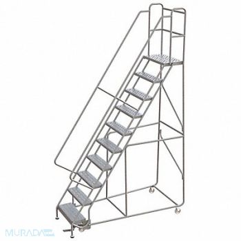 BALLYMORE Rolling Ladder 100 H x 14 D Platform, 799ZJ9