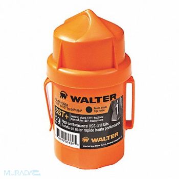 WALTER SURFACE TECHNOLOGIES Jobber Drill Set Sst 135deg Round 29pcs, 252W04