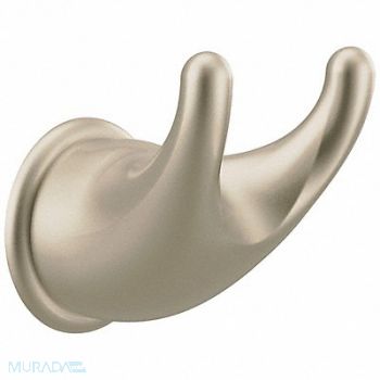 MASON Towel Hook Zinc Satin 2 1/4 in W, 499H11