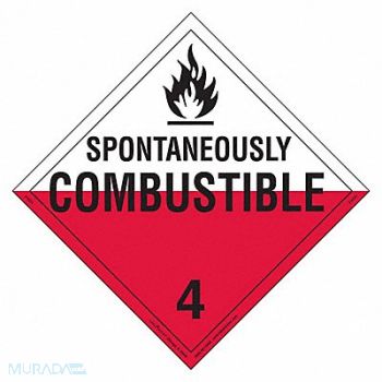 LABELMASTER DOT Container Placard Vinyl PK25, 807CT3