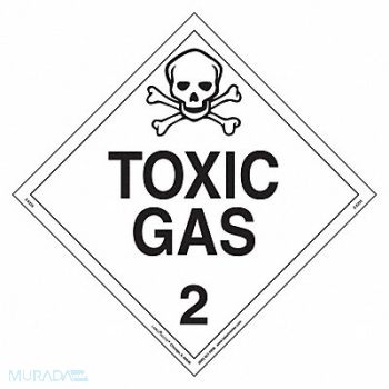 LABELMASTER DOT Container Placard Vinyl PK25, 807CN1