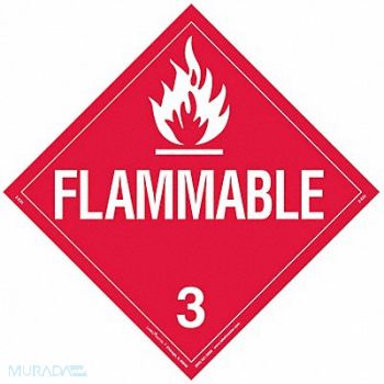 LABELMASTER DOT Container Placard Vinyl PK25, 807CT2