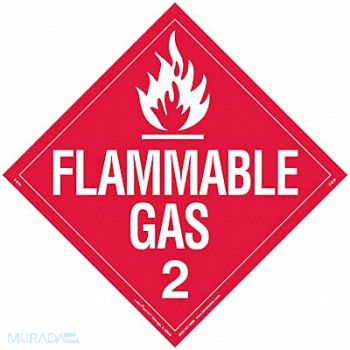 LABELMASTER DOT Container Placard Vinyl PK25, 807CV1