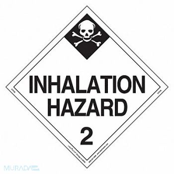 LABELMASTER DOT Container Placard Vinyl PK25, 807CN6