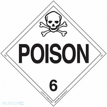 LABELMASTER DOT Container Placard Vinyl PK25, 807CM4