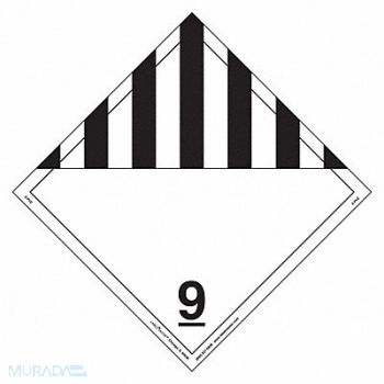 LABELMASTER DOT Container Placard Vinyl PK25, 807CP3