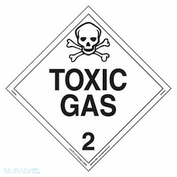 LABELMASTER DOT Container Placard Vinyl PK25, 807CN4