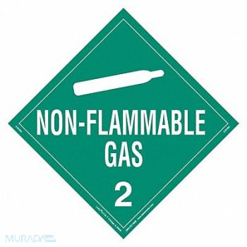 LABELMASTER DOT Container Placard Vinyl PK25, 807CR0