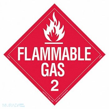 LABELMASTER DOT Container Placard Vinyl PK25, 807CR4