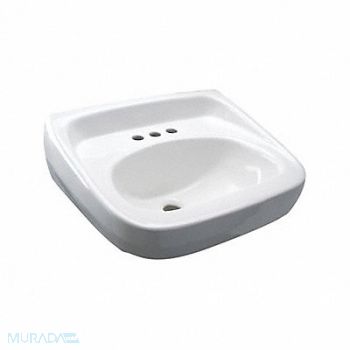 Zurn Lav Sink Oval 20inx18inx5-3/4in, 53AZ19