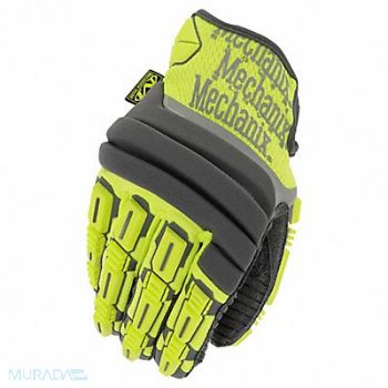 MECHANIX WEAR Mechanics Gloves Hi-Vis Yellow 12 PR, 567P83