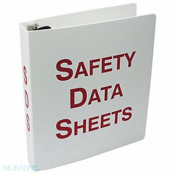 ACCUFORM Binder Red/White 10-5/8 in W English, 45KY22