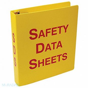 ACCUFORM Binder Red/Yellow 10-5/8 in W English, 45KY28