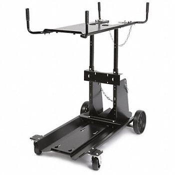LINCOLN ELECTRIC Dual Cylinder Inverter/Wire Feeder Cart, 797V44