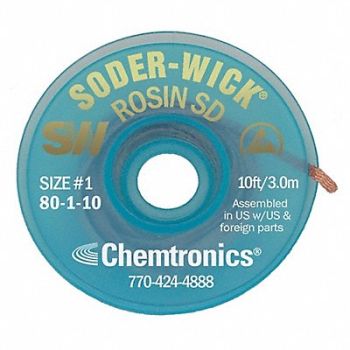 CHEMTRONICS No.1 Desoldering Wick, 24JY88
