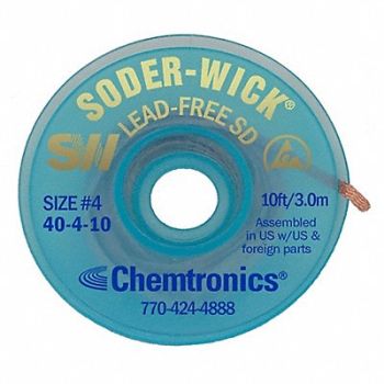 CHEMTRONICS No.4 Desoldering Wick, 24JY85