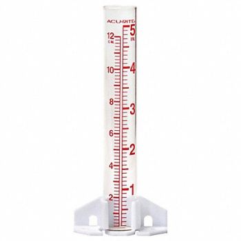 ACURITE Glass Rain Gauge w/Vial, 51XJ26
