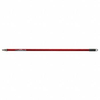 WOOSTER Paint Roller Pole 4 ft L 15/16 Dia Red, 803VR8
