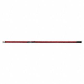 WOOSTER Paint Roller Pole 5 ft L 15/16 Dia Red, 803VR9