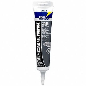WHITE LIGHTNING Acrylic Latex Sealant Clear 3006 Ultra, 800VU0
