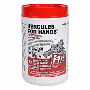 HERCULES Hand Cleaning Wipes 10 x 12 Scented, 5NRX3