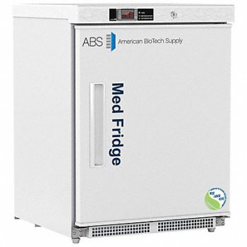 AMERICAN BIOTECH SUPPLY Refrigerator White 4.6 cu ft 120 V, 787A18